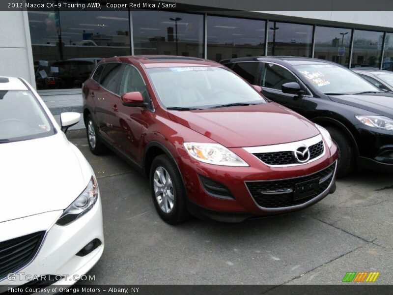 Copper Red Mica / Sand 2012 Mazda CX-9 Touring AWD