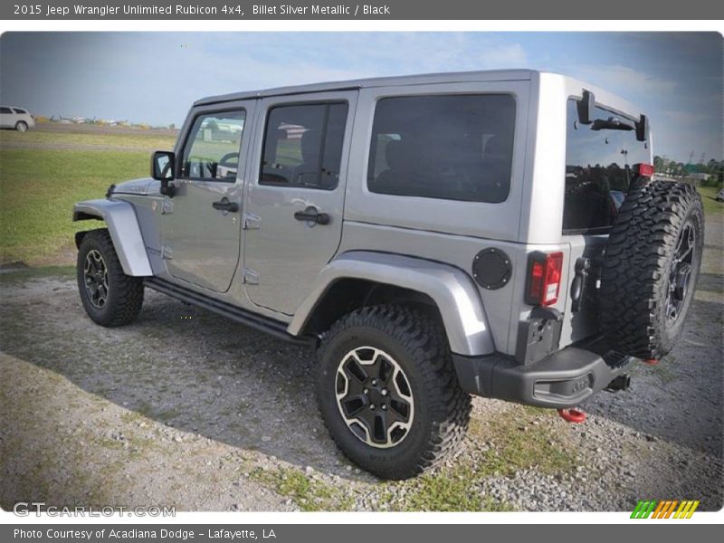 Billet Silver Metallic / Black 2015 Jeep Wrangler Unlimited Rubicon 4x4