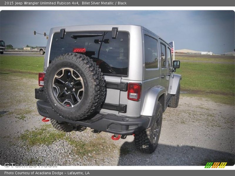 Billet Silver Metallic / Black 2015 Jeep Wrangler Unlimited Rubicon 4x4