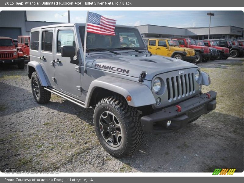 Front 3/4 View of 2015 Wrangler Unlimited Rubicon 4x4