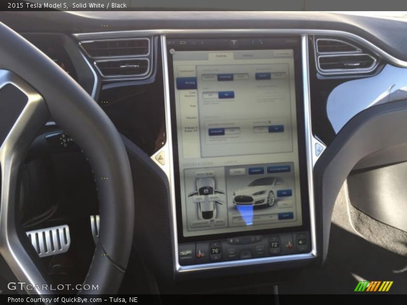 Controls of 2015 Model S 