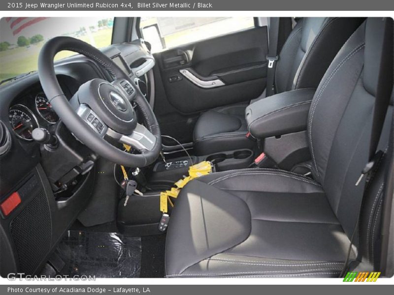  2015 Wrangler Unlimited Rubicon 4x4 Black Interior