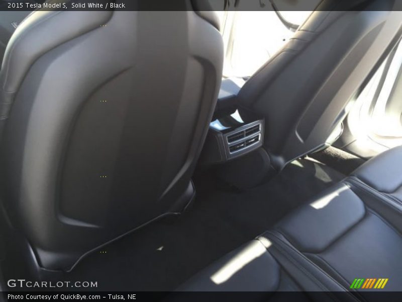 Rear Seat of 2015 Model S 