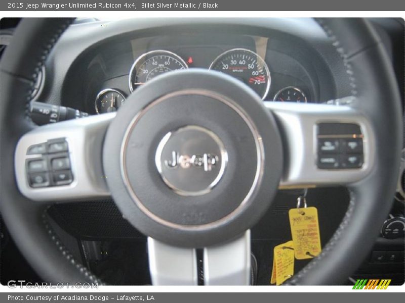 Billet Silver Metallic / Black 2015 Jeep Wrangler Unlimited Rubicon 4x4