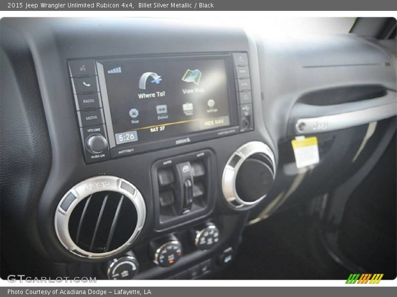 Billet Silver Metallic / Black 2015 Jeep Wrangler Unlimited Rubicon 4x4