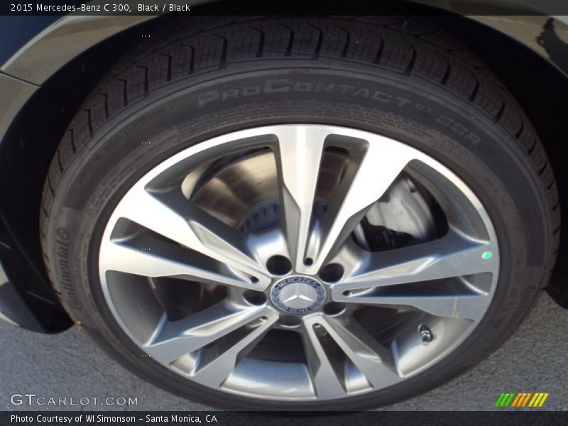 Black / Black 2015 Mercedes-Benz C 300