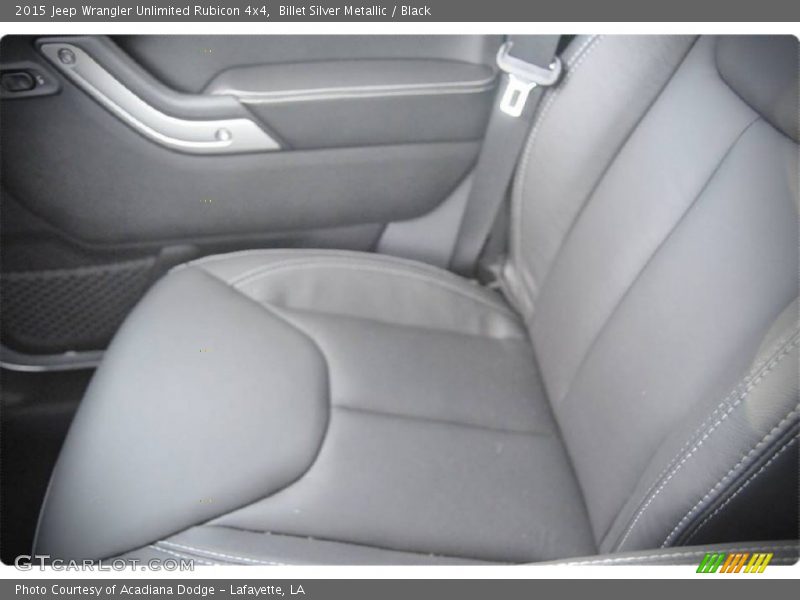 Billet Silver Metallic / Black 2015 Jeep Wrangler Unlimited Rubicon 4x4
