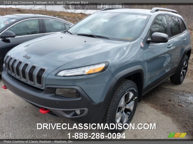 Anvil / Trailhawk Black 2015 Jeep Cherokee Trailhawk 4x4