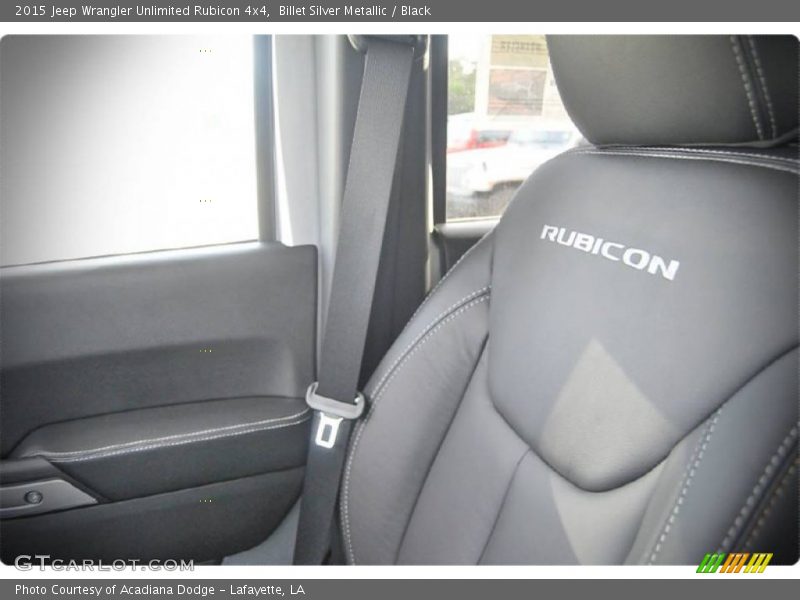 Front Seat of 2015 Wrangler Unlimited Rubicon 4x4