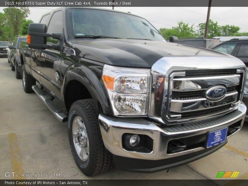 Tuxedo Black / Steel 2015 Ford F350 Super Duty XLT Crew Cab 4x4