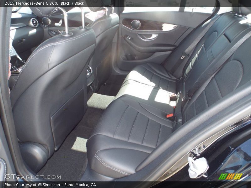 Black / Black 2015 Mercedes-Benz C 300