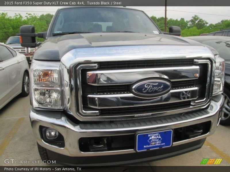 Tuxedo Black / Steel 2015 Ford F350 Super Duty XLT Crew Cab 4x4