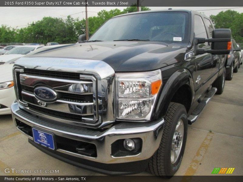 Tuxedo Black / Steel 2015 Ford F350 Super Duty XLT Crew Cab 4x4