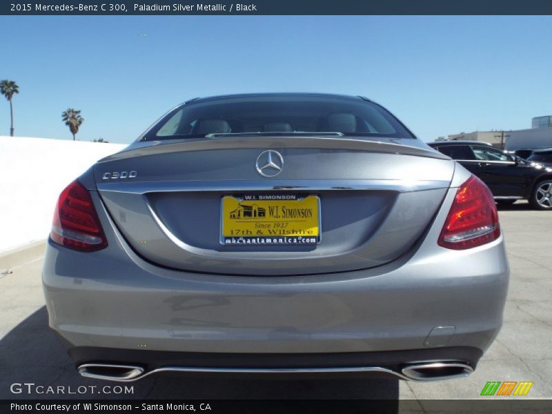 Paladium Silver Metallic / Black 2015 Mercedes-Benz C 300
