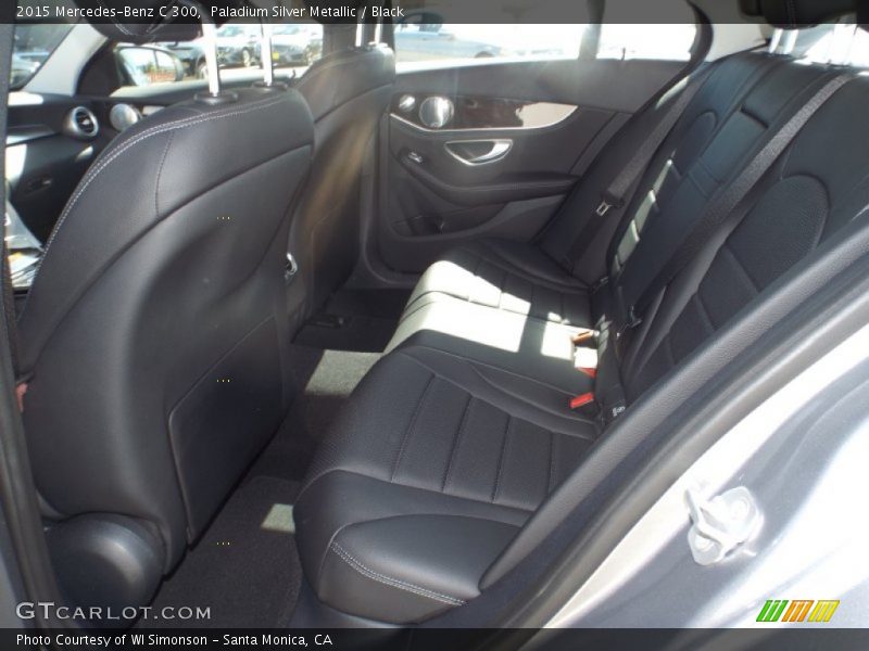 Paladium Silver Metallic / Black 2015 Mercedes-Benz C 300