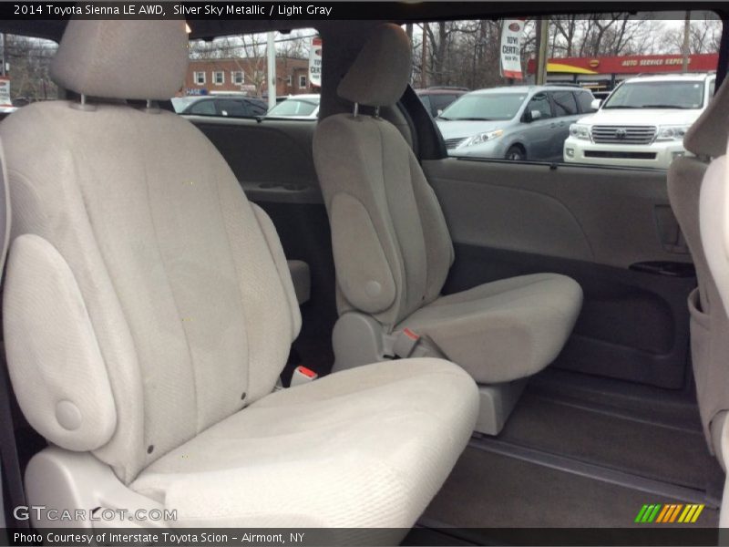 Silver Sky Metallic / Light Gray 2014 Toyota Sienna LE AWD