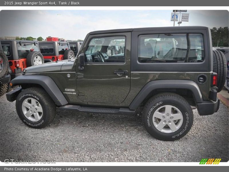 Tank / Black 2015 Jeep Wrangler Sport 4x4