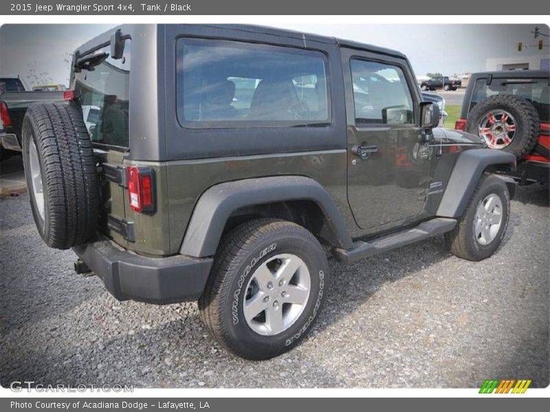 Tank / Black 2015 Jeep Wrangler Sport 4x4