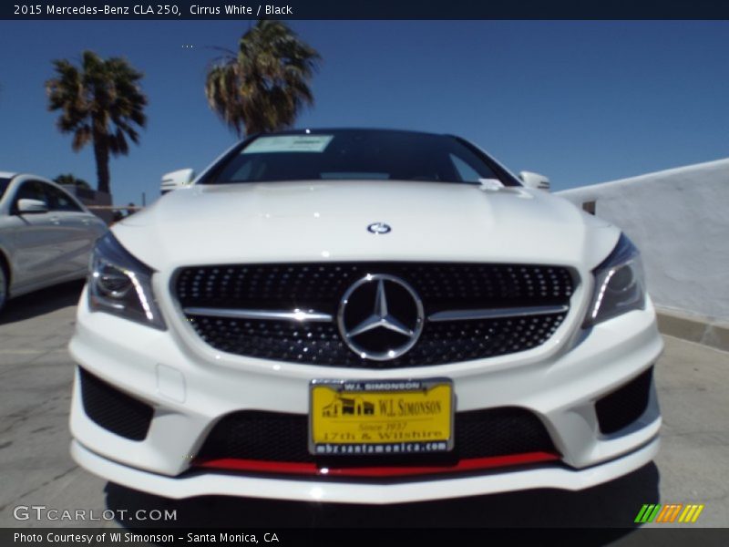 Cirrus White / Black 2015 Mercedes-Benz CLA 250