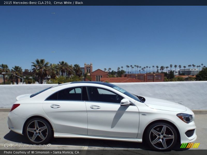 Cirrus White / Black 2015 Mercedes-Benz CLA 250