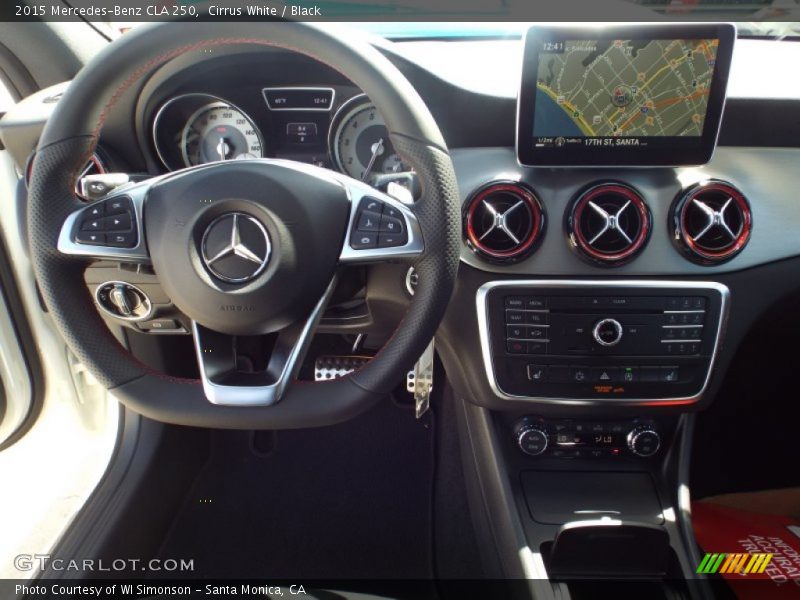 Cirrus White / Black 2015 Mercedes-Benz CLA 250