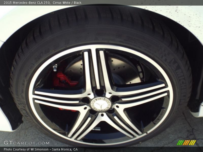 Cirrus White / Black 2015 Mercedes-Benz CLA 250