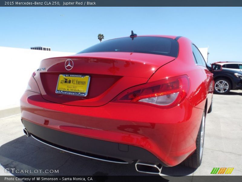 Jupiter Red / Black 2015 Mercedes-Benz CLA 250