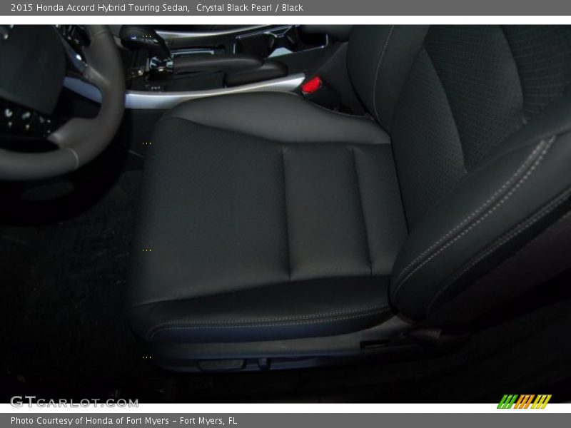 Crystal Black Pearl / Black 2015 Honda Accord Hybrid Touring Sedan