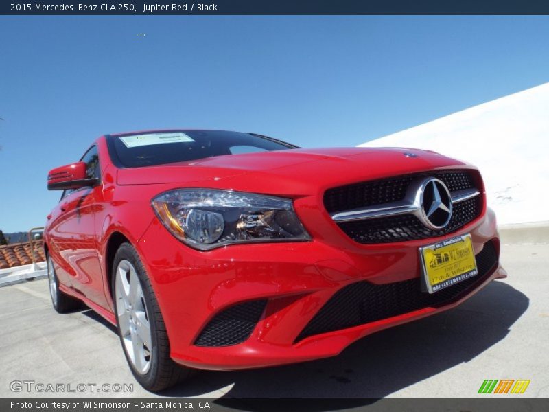 Jupiter Red / Black 2015 Mercedes-Benz CLA 250