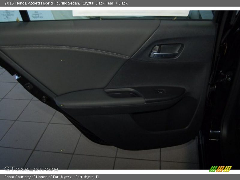 Crystal Black Pearl / Black 2015 Honda Accord Hybrid Touring Sedan