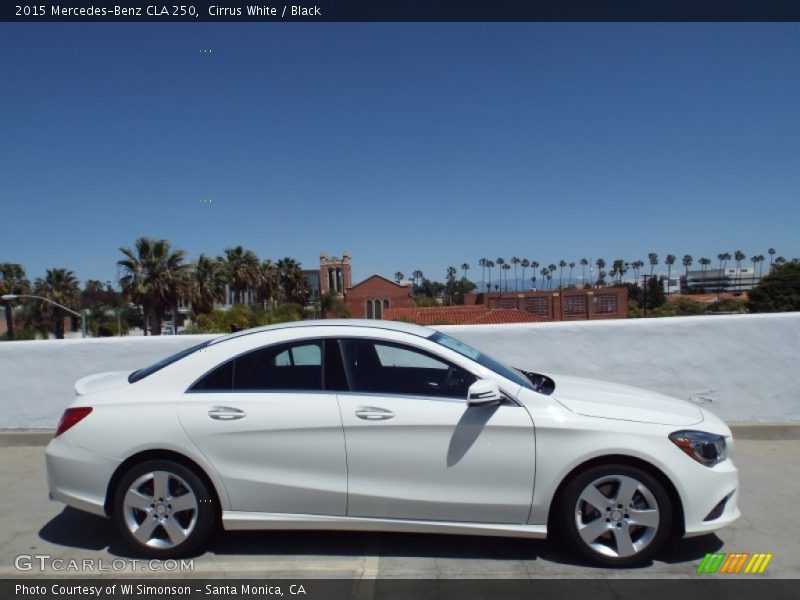 Cirrus White / Black 2015 Mercedes-Benz CLA 250