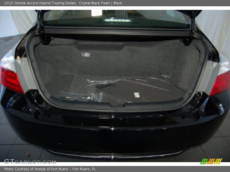 Crystal Black Pearl / Black 2015 Honda Accord Hybrid Touring Sedan