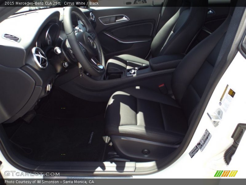 Cirrus White / Black 2015 Mercedes-Benz CLA 250
