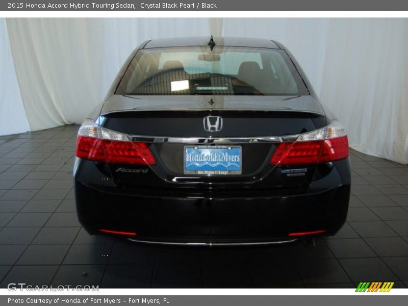 Crystal Black Pearl / Black 2015 Honda Accord Hybrid Touring Sedan