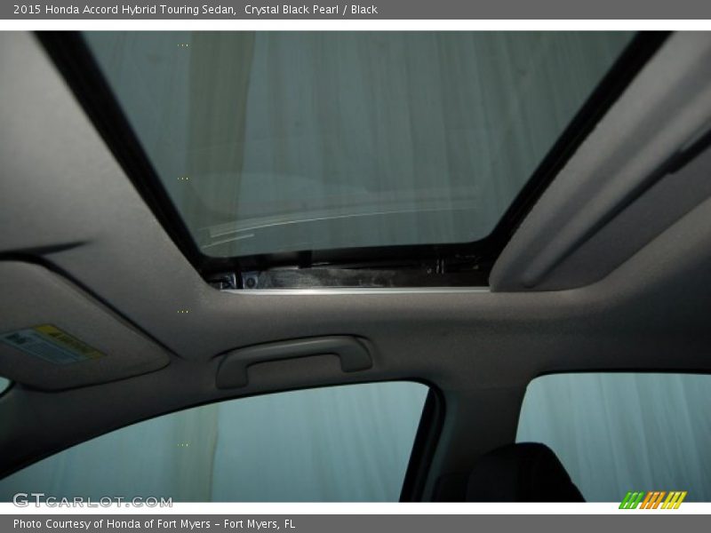 Crystal Black Pearl / Black 2015 Honda Accord Hybrid Touring Sedan