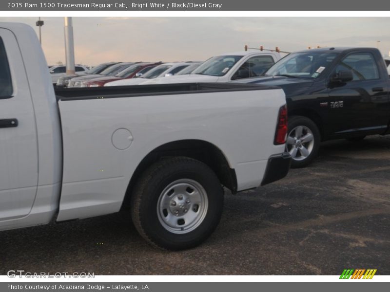 Bright White / Black/Diesel Gray 2015 Ram 1500 Tradesman Regular Cab
