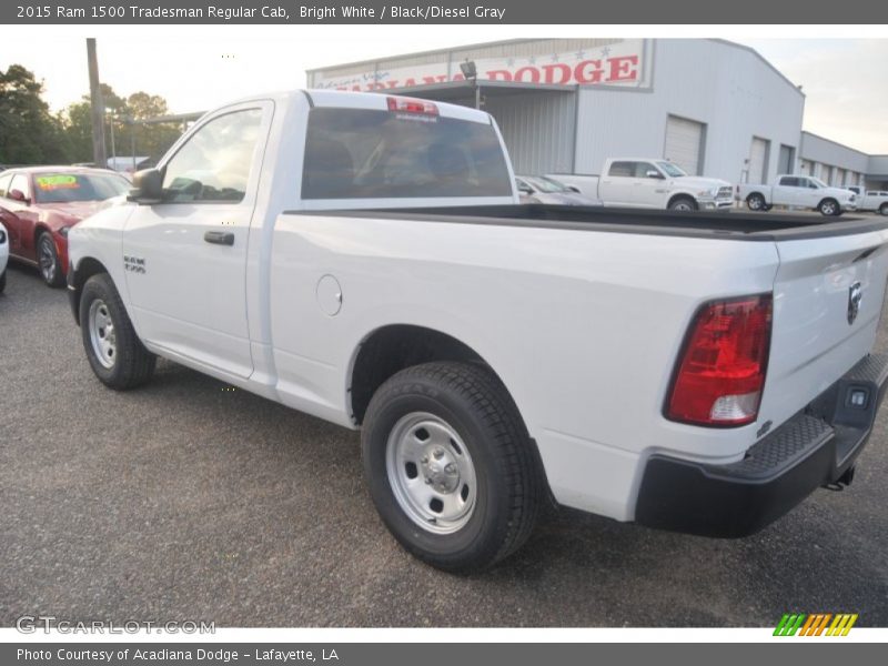 Bright White / Black/Diesel Gray 2015 Ram 1500 Tradesman Regular Cab