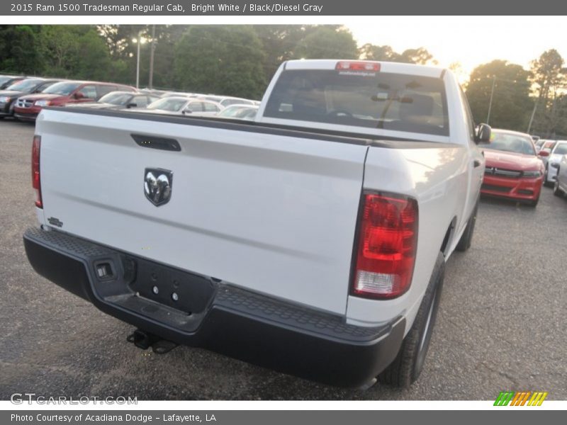 Bright White / Black/Diesel Gray 2015 Ram 1500 Tradesman Regular Cab