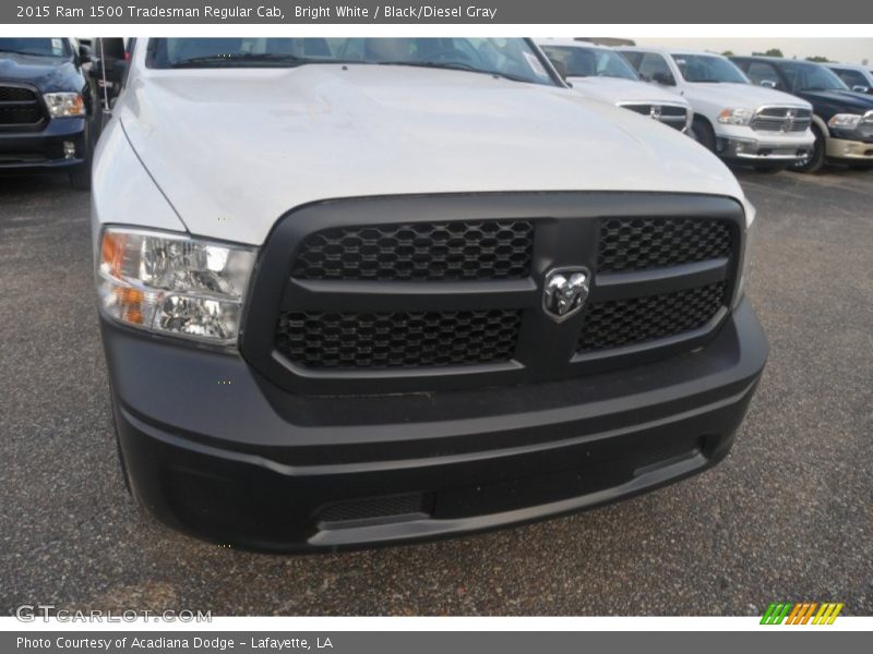 Bright White / Black/Diesel Gray 2015 Ram 1500 Tradesman Regular Cab