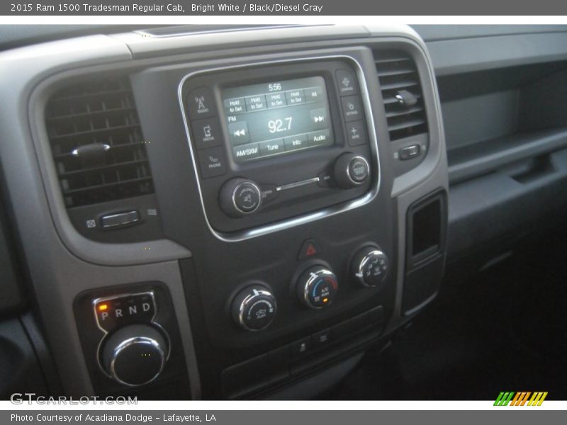 Bright White / Black/Diesel Gray 2015 Ram 1500 Tradesman Regular Cab