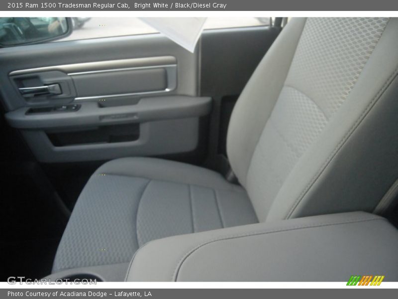 Bright White / Black/Diesel Gray 2015 Ram 1500 Tradesman Regular Cab