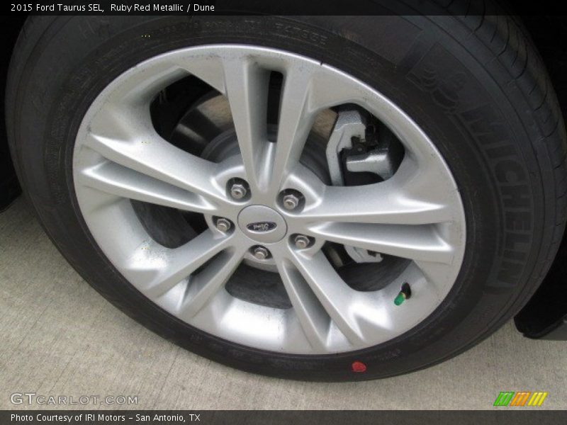 Ruby Red Metallic / Dune 2015 Ford Taurus SEL