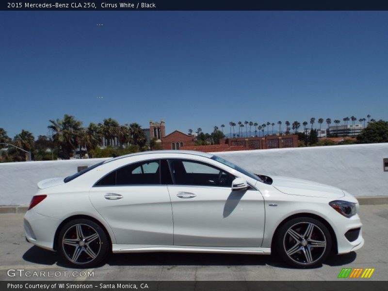 Cirrus White / Black 2015 Mercedes-Benz CLA 250