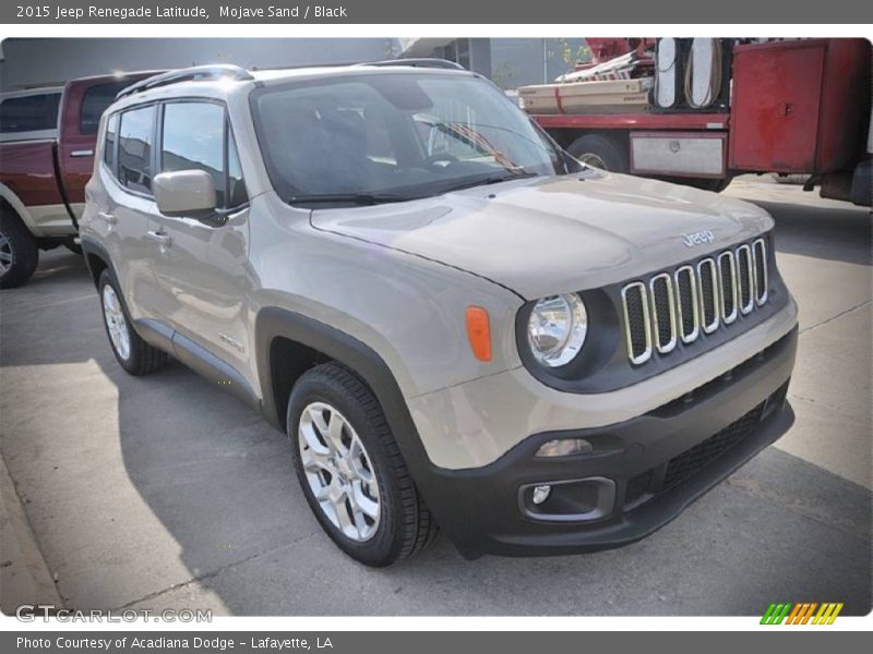 Mojave Sand / Black 2015 Jeep Renegade Latitude