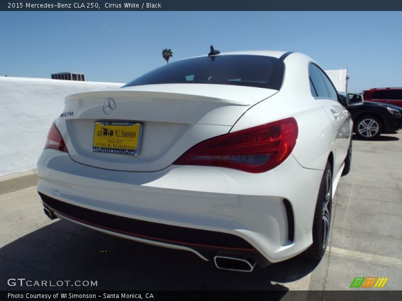 Cirrus White / Black 2015 Mercedes-Benz CLA 250
