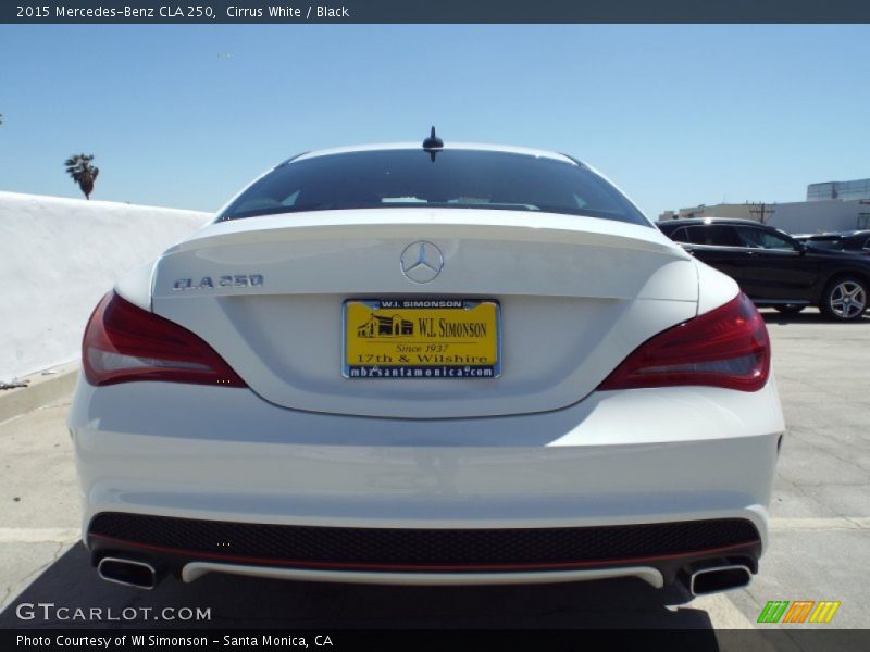 Cirrus White / Black 2015 Mercedes-Benz CLA 250