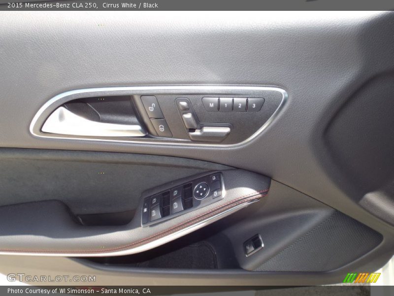 Cirrus White / Black 2015 Mercedes-Benz CLA 250