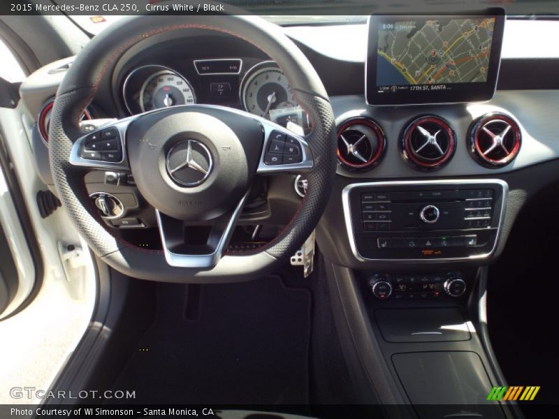 Cirrus White / Black 2015 Mercedes-Benz CLA 250