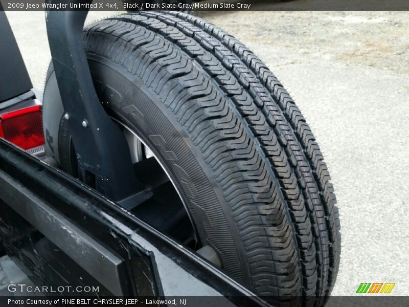 Black / Dark Slate Gray/Medium Slate Gray 2009 Jeep Wrangler Unlimited X 4x4