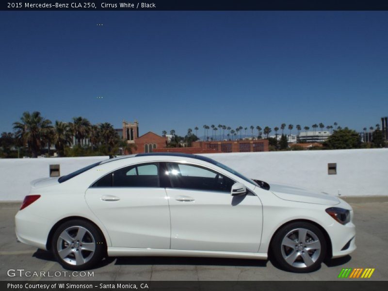 Cirrus White / Black 2015 Mercedes-Benz CLA 250